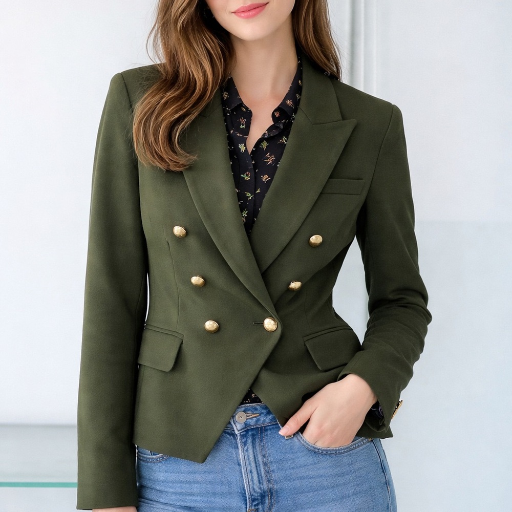 L’AGENCE’s Kenzi double breasted blazer